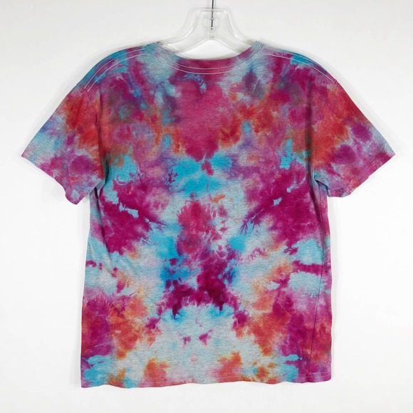 Golden Girls Tie‎ Dye Womens Size Small Tee Shirt Pink Blue Gray Top 767 - Picture 4 of 11